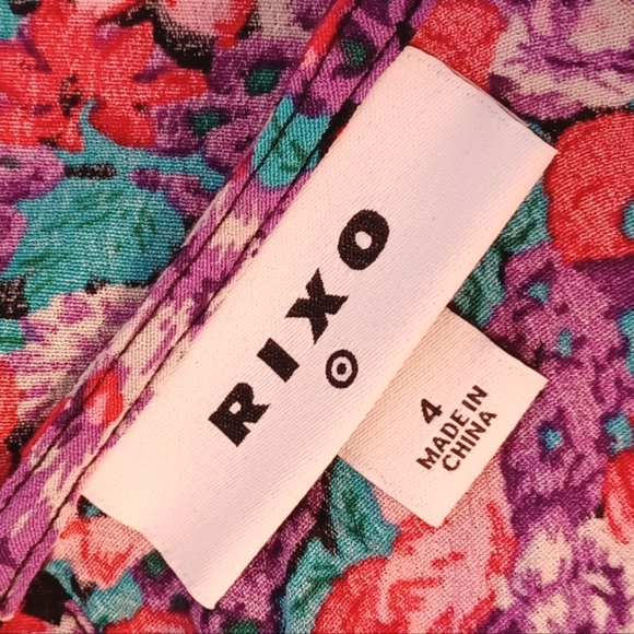 RIXO x Target Dainty Dark Floral Mini Dress - Picture 11 of 12